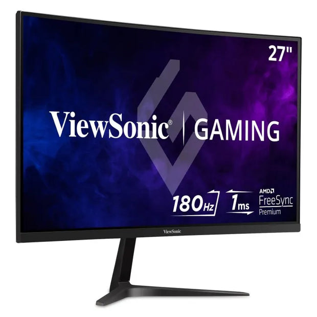 Monitor - ViewSonic VX2718-P-MHD 27" Monitor Gaming Curvo (1920x1080) FHD 180Hz