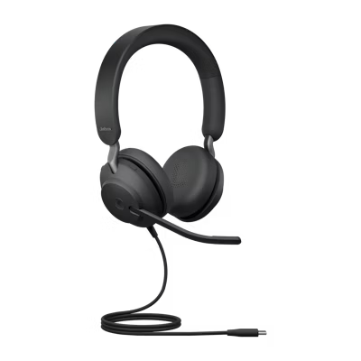Audífonos -Auriculares Profesionales Jabra Evolve2 40 USB-C MS Teams Stereo