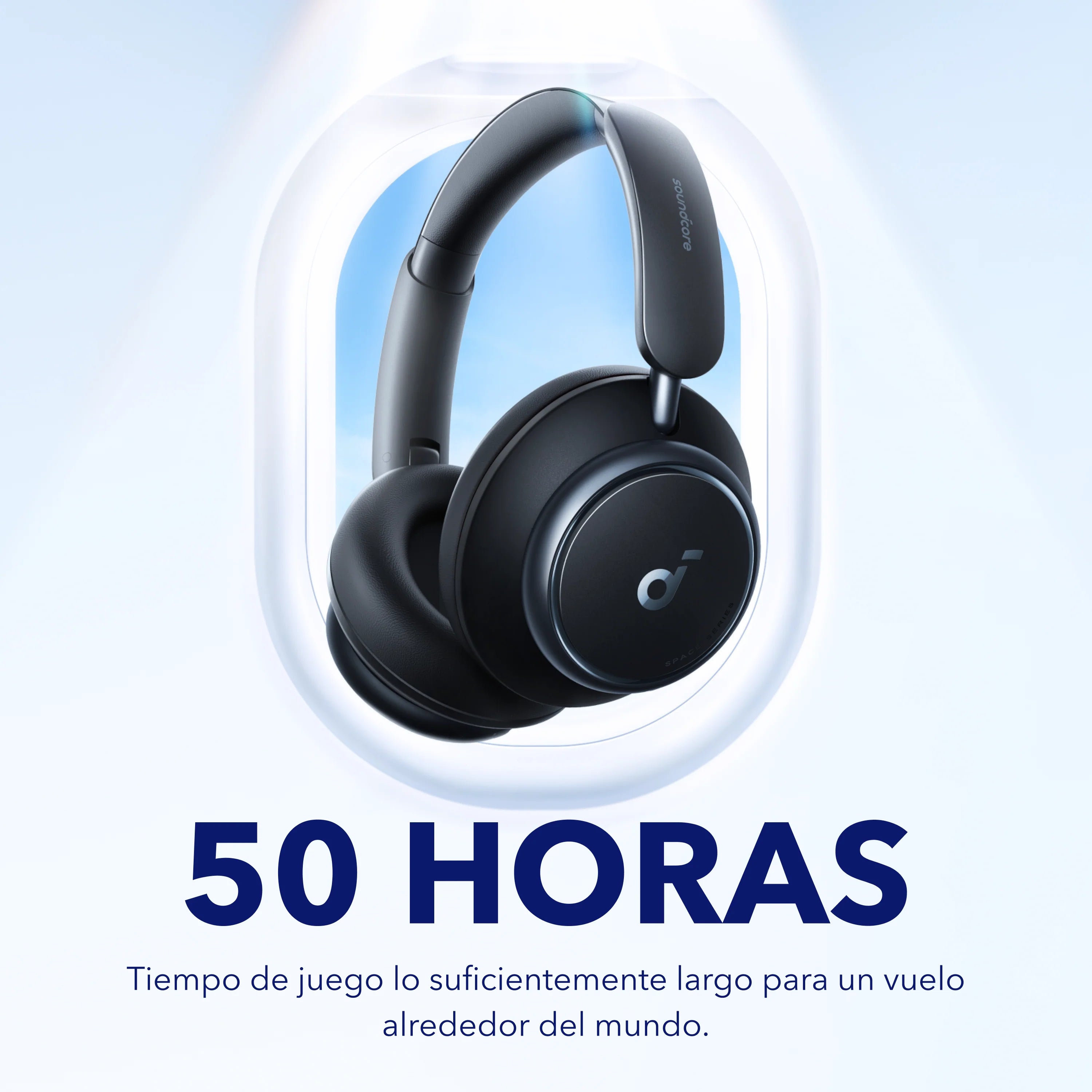 Audífonos - Space Q45 – Cancelación de Ruido Activa y hasta 50h de Batería
