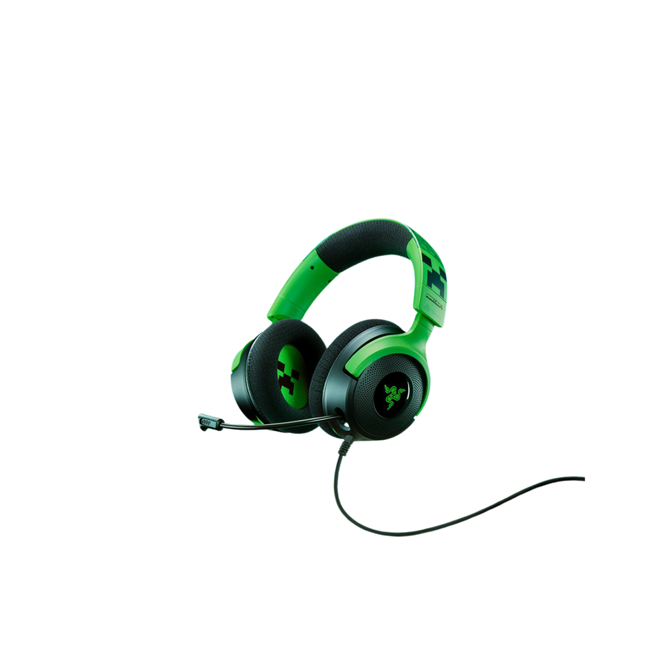 Audífonos - Razer Kraken V4 X Minecraft Edition – Headset con Micrófono HyperClear RGB