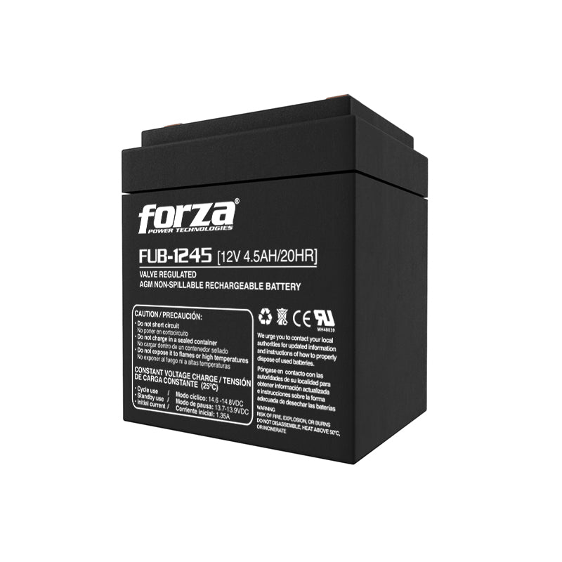 Batería de Respaldo Forza FUB-1245 - Batería - 12 V