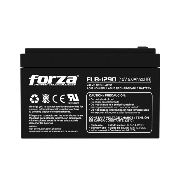 Batería de Respaldo Forza FUB-1290 - Batería - 12V