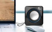 Bocina Xtech XTS-110 | Sistema de Audio 2.0 – USB, 6 W RMS, Diseño Compacto