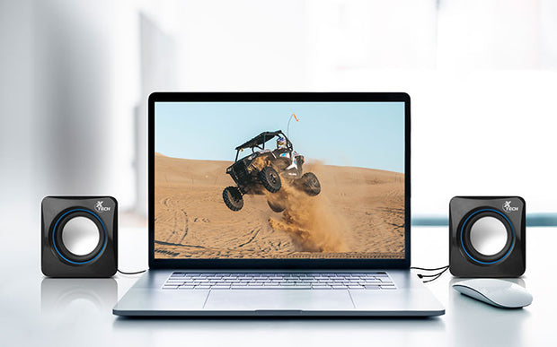 Bocina Xtech XTS-110 | Sistema de Audio 2.0 – USB, 6 W RMS, Diseño Compacto