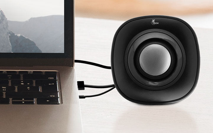 Parlantes Xtech Spekter 2.0 | USB + Jack 3.5 mm – 6W RMS