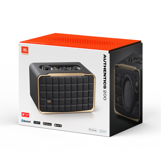 Bocina JBL Authentics 200 | Bluetooth, Wi-Fi, Asistentes de Voz – Sonido Premium Portátil