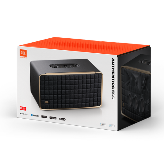 Bocina JBL Authentics 500 | Wi-Fi, Bluetooth, Dolby Atmos, Asistentes de Voz – Portátil e Inteligente