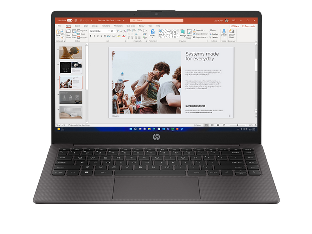 Laptop HP 245 G10 | AMD Ryzen 3 7320U – 8 GB RAM + 256 GB SSD – 14” HD – Windows 11 Pro