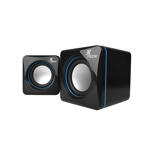 Bocina Xtech XTS-110 | Sistema de Audio 2.0 – USB, 6 W RMS, Diseño Compacto