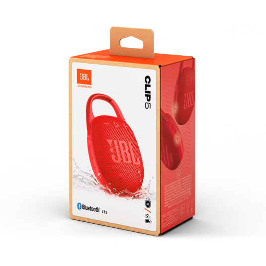 Bocina JBL Clip 5 | Bluetooth 5.3 – IP67, 12 h de batería, diseño compacto