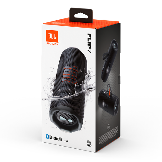 Bocina JBL Flip 7 | Bluetooth IP68 – 25 W + 10 W RMS, 14 h de Reproducción