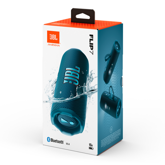 Bocina JBL Flip 7 | Bluetooth IP68 – 25 W + 10 W RMS, 14 h de Reproducción