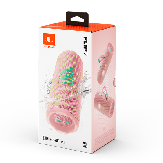 Bocina JBL Flip 7 | Bluetooth IP68 – 25 W + 10 W RMS, 14 h de Reproducción