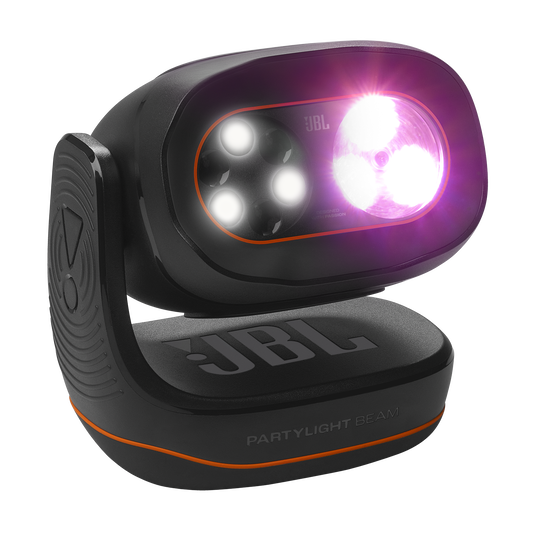 JBL PartyLight Beam | Light Projector LED RGB – Compatible con PartyBox, Auracast, 20 W