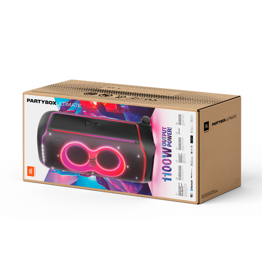 Bocina JBL PartyBox Ultimate | Wi-Fi + Bluetooth 5.3 – 1100 W RMS, Luces LED y Dolby Atmos