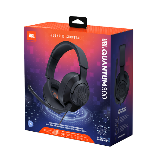 Audífonos - JBL Quantum 300 – Headset Gamer Over-Ear