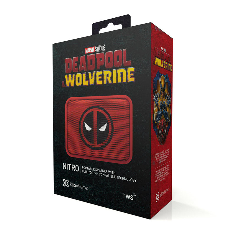 Mini Bocina KlipXtreme – Edición Deadpool