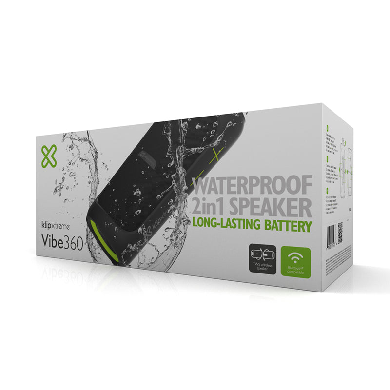 Bocina Klip Xtreme KBS-800 | Altavoz Bluetooth TWS – Portátil, 60 W RMS, IPX7