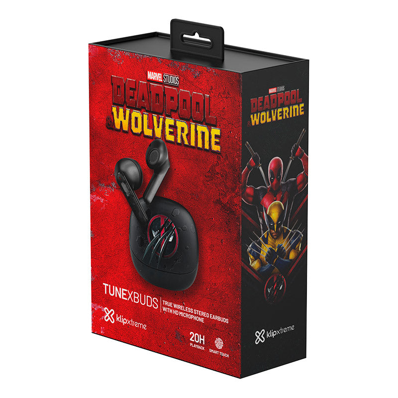 Audífonos Inalámbricos TWS KlipXtreme TuneXbuds – Edición Deadpool