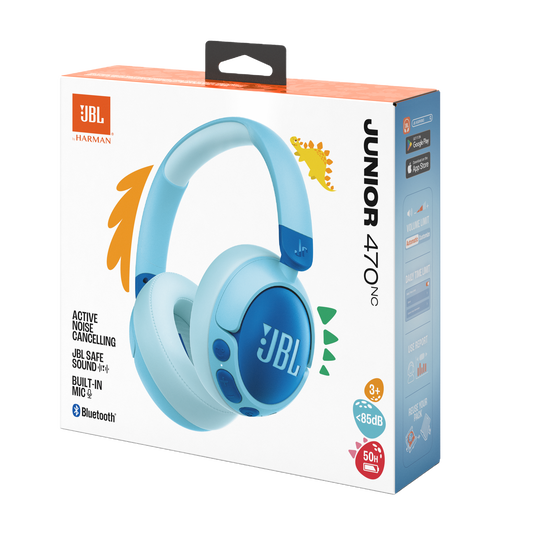 Audífonos- JBL JR 470NC – Audífonos Inalámbricos para Niños con Cancelación de Ruido