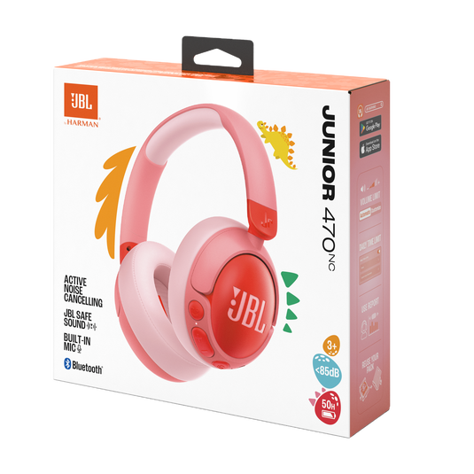 Audífonos- JBL JR 470NC – Audífonos Inalámbricos para Niños con Cancelación de Ruido