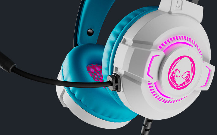 Audífonos Estéreo para Videojuegos | Edición Ghost Spider