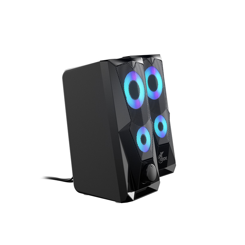 Bocina Xtech 2.0 Canales | Altavoces Estéreo USB para Computadora