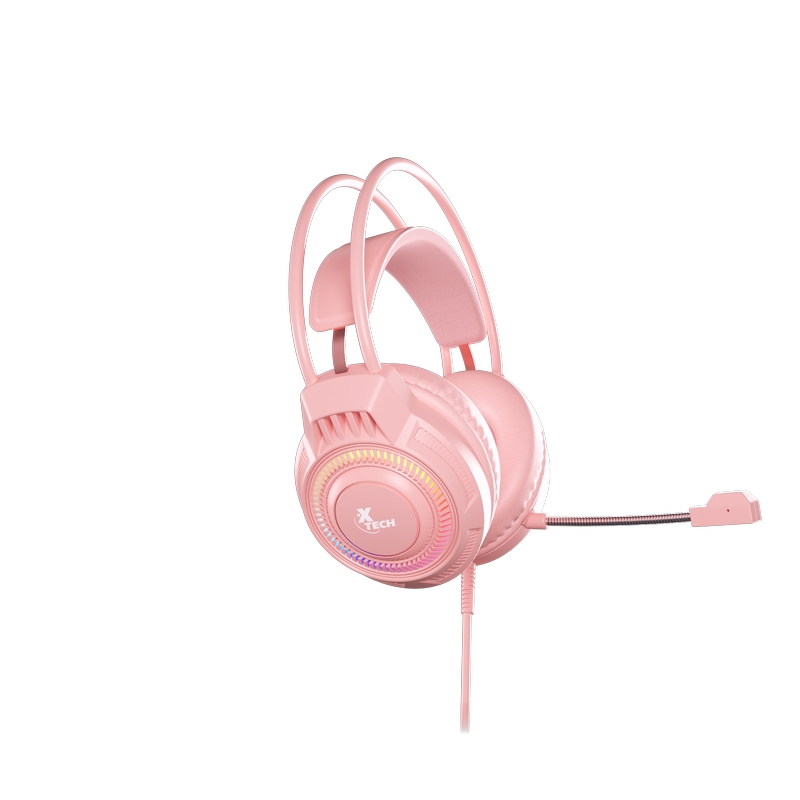 Audífonos- Xtech XTH-564 – Headset con Micrófono-Rose