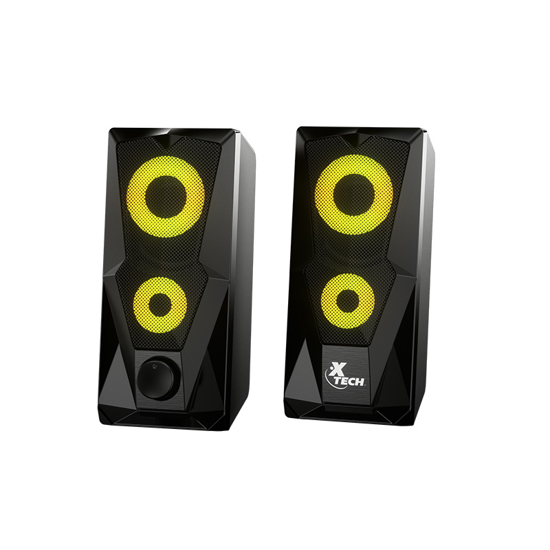 Bocina Xtech 2.0 Canales | Altavoces Estéreo USB para Computadora