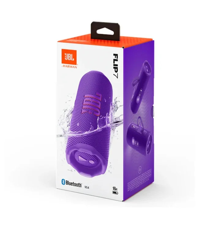 Bocina JBL Flip 7 | Bluetooth IP68 – 25 W + 10 W RMS, 14 h de Reproducción
