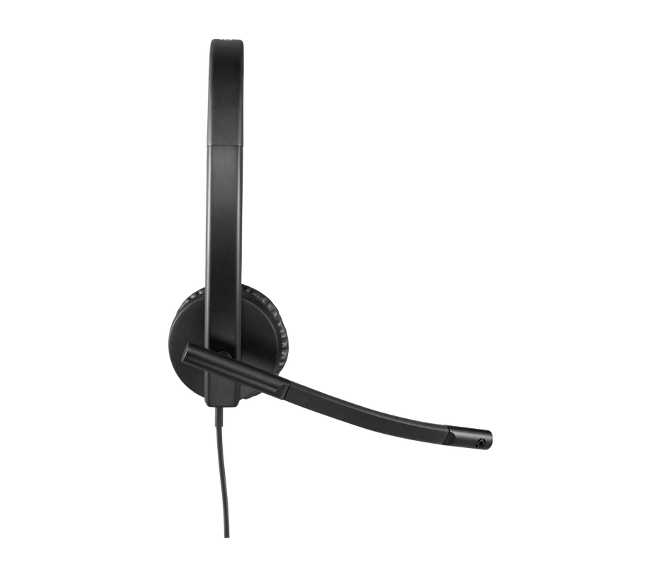 Audífonos-Logitech H570e – Auriculares Estéreo con Micrófono y Cancelación de Ruido (USB)