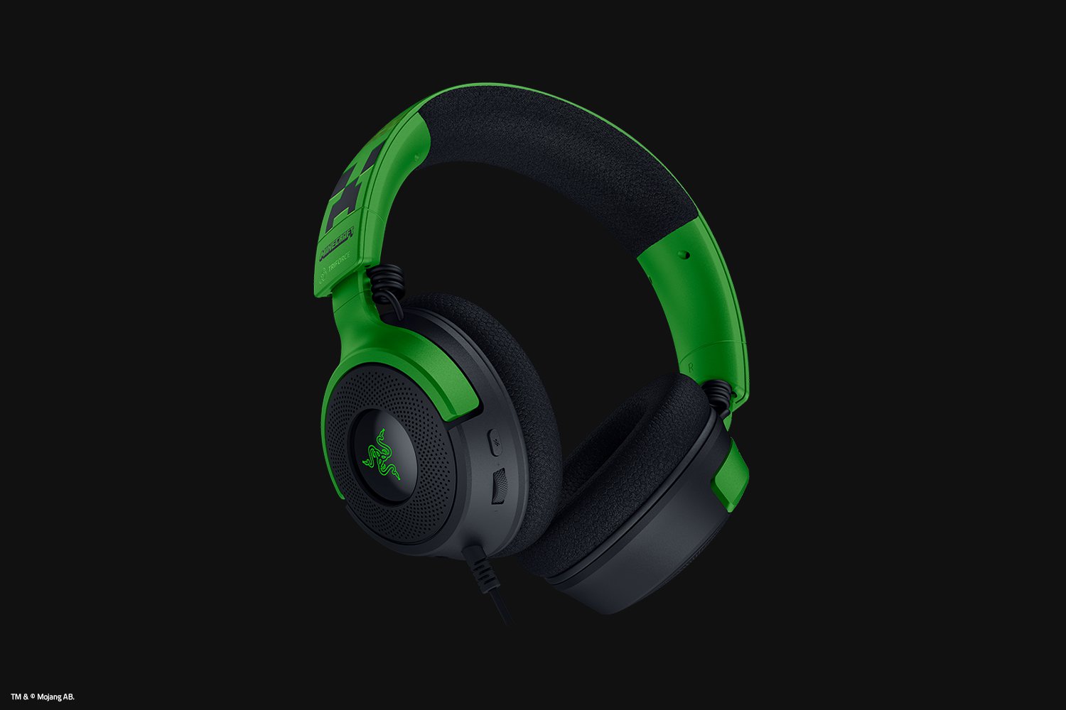 Audífonos - Razer Kraken V4 X Minecraft Edition – Headset con Micrófono HyperClear RGB