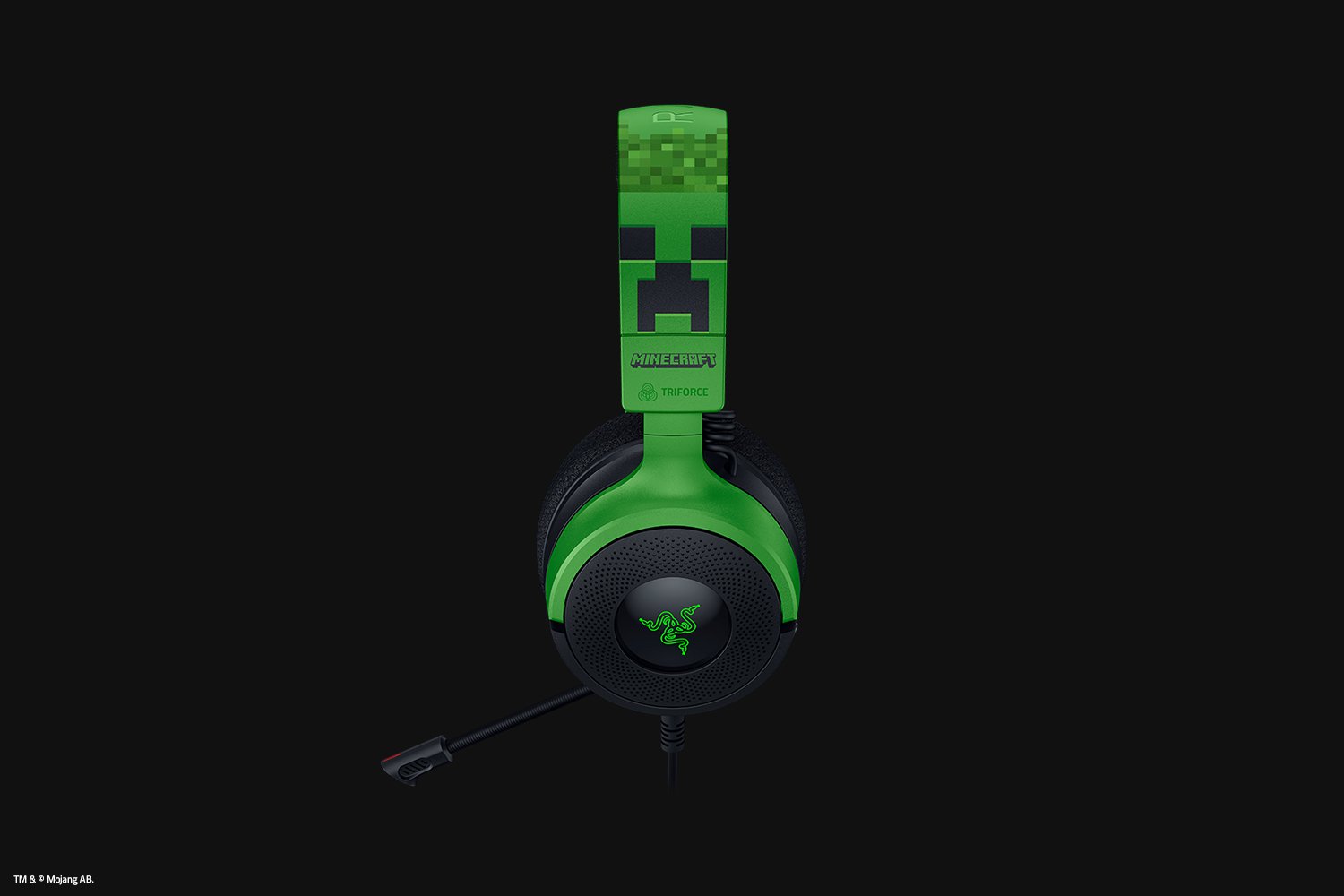 Audífonos - Razer Kraken V4 X Minecraft Edition – Headset con Micrófono HyperClear RGB