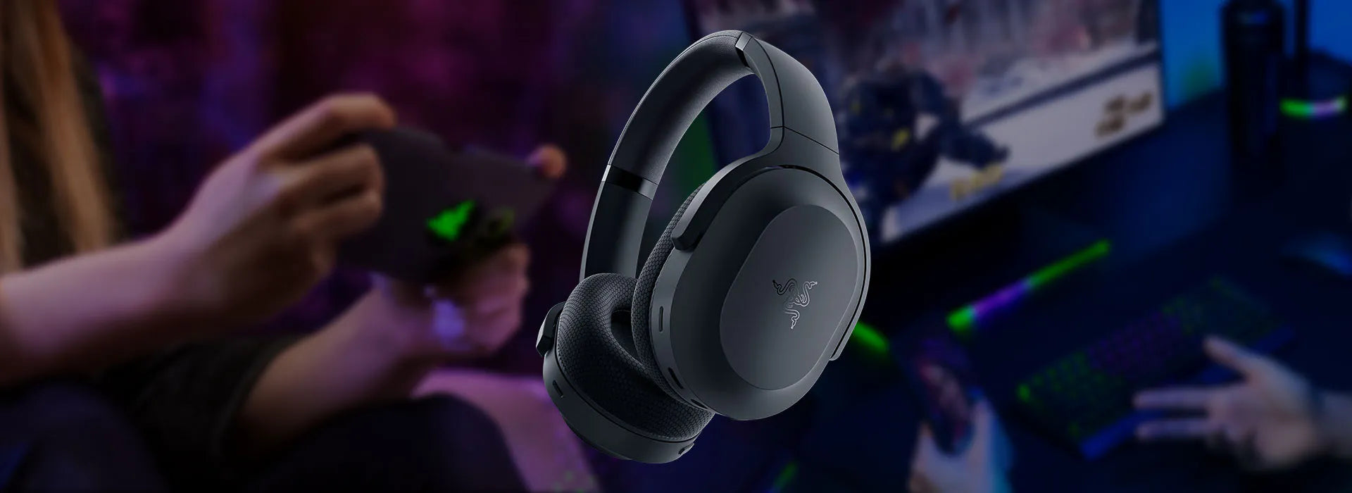 Audífonos - Razer Barracuda – Headset Inalámbrico Multi-Plataforma